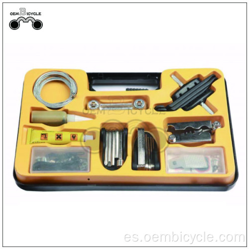 68 EN 1 conjunto de reparación de herramienta de bicicleta plegable